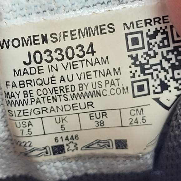 Merrell Alverstone Suede And Mesh Hiking Shoes Size 7.5 - Picture 13 of 16